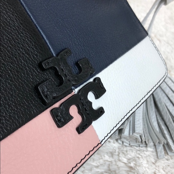 🌸OFFRS🌸Tory Burch All Leather ColorBlock Crssbdy - Picture 6 of 8